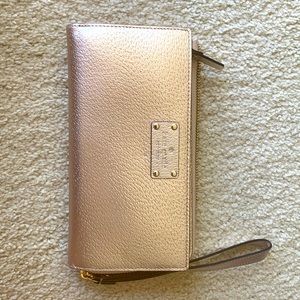 Kate Spade Wristlet Wallet Rose Gold
